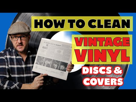 How To CLEAN & RESTORE Vintage Vinyl Albums | Discs & Covers