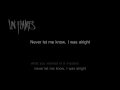 In Flames - Drifter [Lyrics in Video]