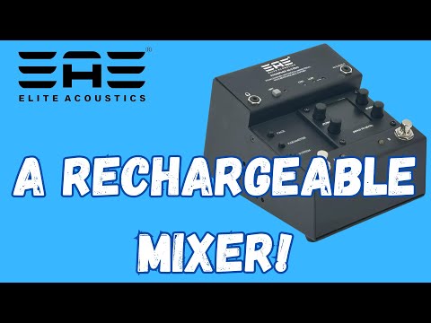 Elite Acoustics EAE StompMix X4-2 PRO OPEN BOX - Digital Pedalboard Mixer - Digital Mixer Pedal with LFP Battery image 7