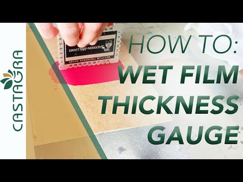 How To Use A Wet Film Thickness Gauge