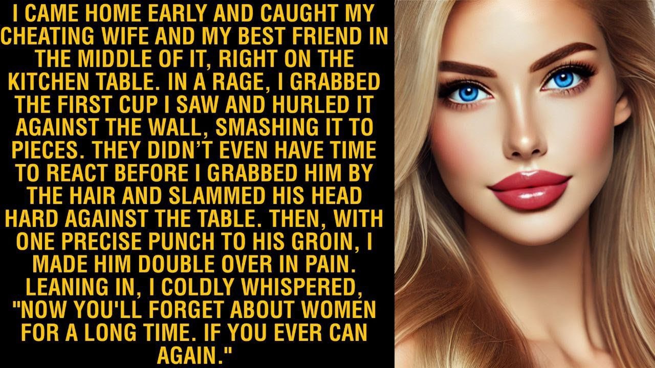 I CAME HOME EARLY AND CAUGHT MY CHEATING WIFE AND MY BEST FRIEND IN THE MIDDLE OF IT, RIGHT ON THE