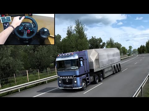 440HP Renault Magnum Excellence | Euro Truck Simulator 2 | Gameplay Logitech g29