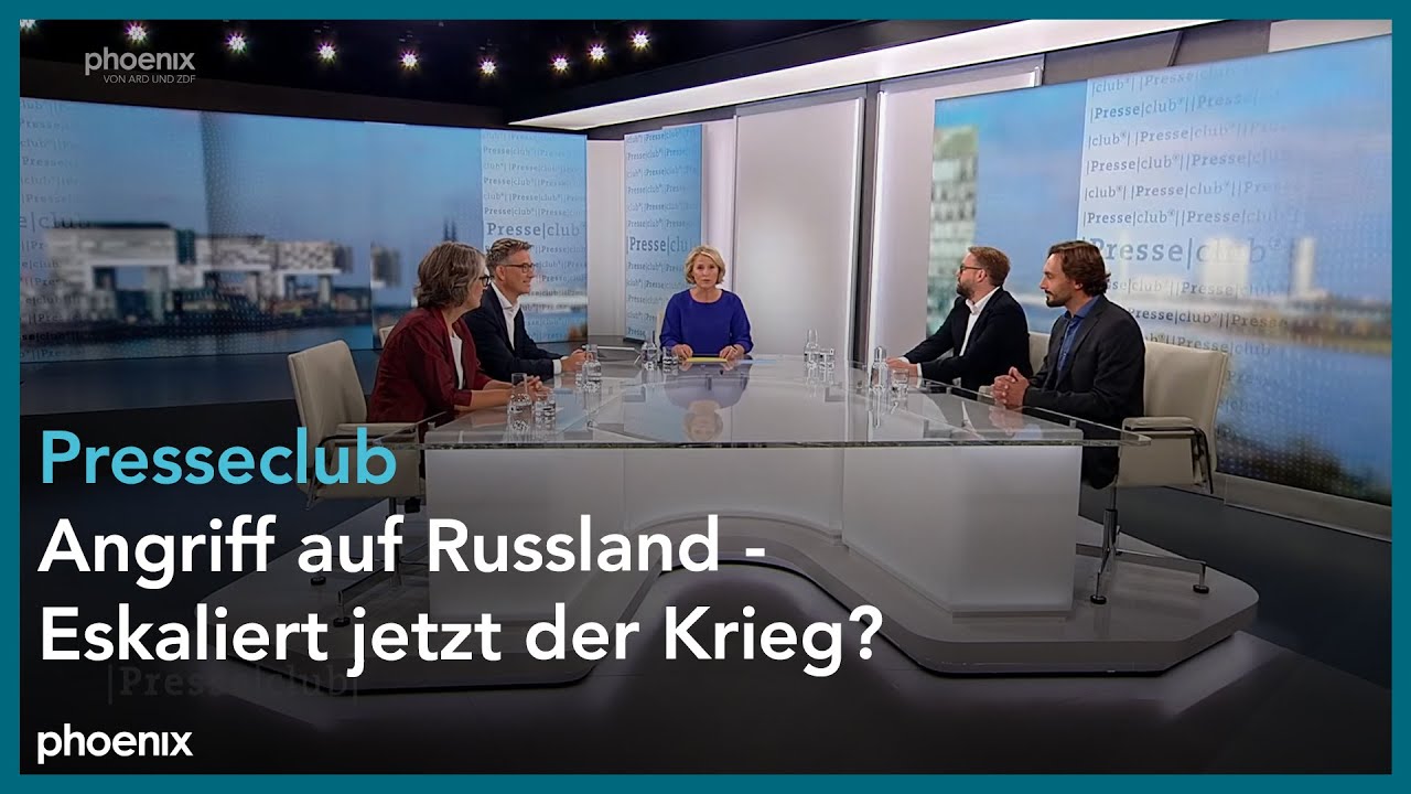 presseclub: "Angriff auf Russland - Eskaliert jetzt der Krieg?" + presseclub nachgefragt | 18.08.24