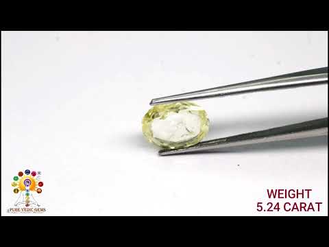 Yellow Sapphire 5.24ct. (Luxury) video