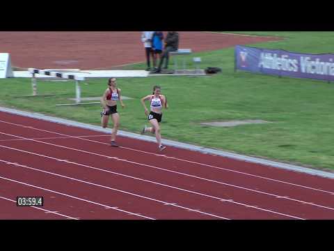 2018 Vic Relays: Women U18 4x400m Final