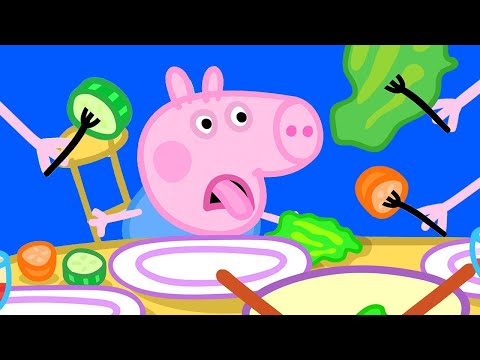 Peppa Pig Official Channel | George and Vegetable - Yes or No?