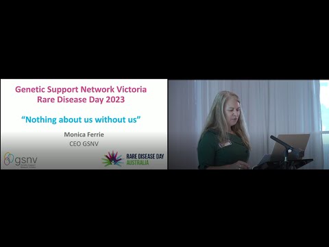 GSNV Rare Disease Day 2023 "Nothing about us, without us"