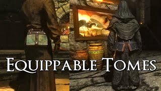 Equippable Tomes - Belt-Worn Books - Skyrim Mod Spotlight