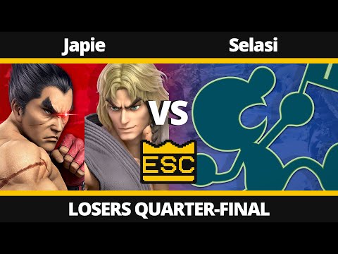 ESC 21 Losers Quarter-Final - Japie (Ken, Kazuya) Vs. Selasi (Mr. Game & Watch) - SSBU Local