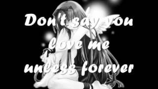 The Corrs- Don&#39;t say you love me w/ lyrics