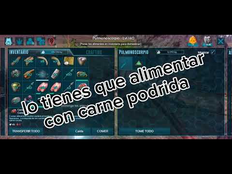 cómo domésticas un pulmonoscorpio en#ark Mobile