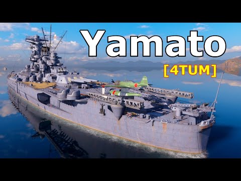 World of WarShips Yamato - 5 Kills 293K Damage