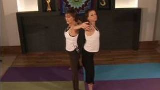 Partner Yoga Guide : Warrior into Reverse Warrior Pose in Partner Yoga