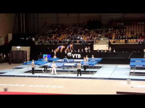 MELNIK Mikhail,AZARIAN Sergei RUS optional Trampoline World Championships 2015