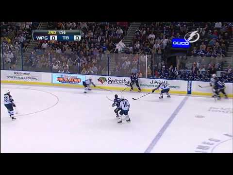 Winnipeg Jets @ Tampa Bay Lightning Highlights 10/29/11