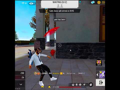 BUNNY 444 vs ASTATINE 🔥 Final Battle in BR! ☠️  #freefire #shorts #shortsfeed