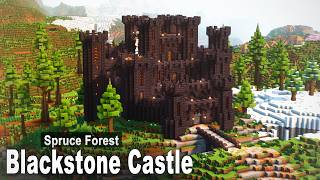 Minecraft: How to build a Blackstone Castle | Tutorial Part 2