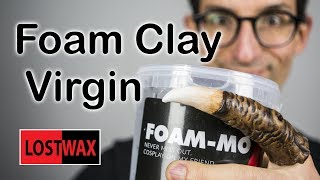 My First Time Making With Foam Clay. Cosplay Apprentice Foam-Mo Review