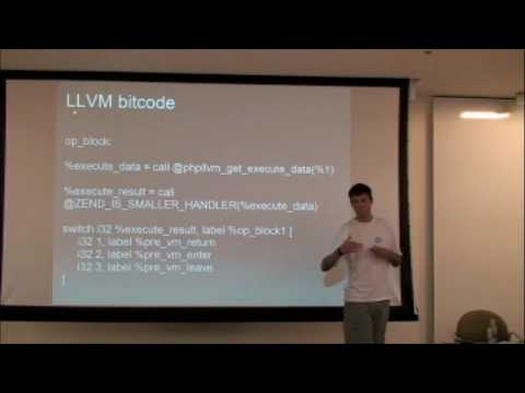 2008 LLVM Developers Meeting - Building a JIT compiler for PHP in 2 days - 4 of 4