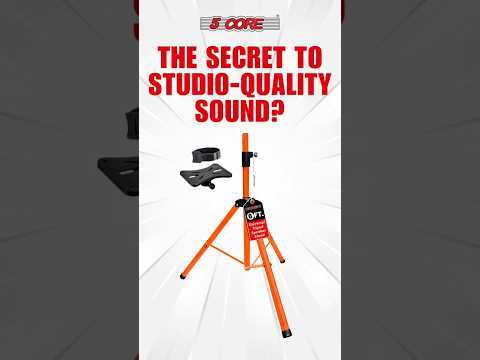 5 Core Speaker Stand Tripod Heavy Duty Adjustable 72" Universal Mount for PA DJ Studio image 11