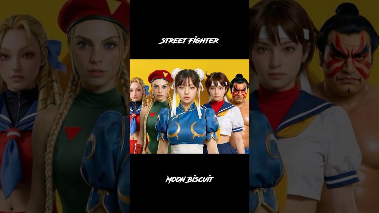 Street Fighter idol CM but Honda is in the group 😂 Live Action ai