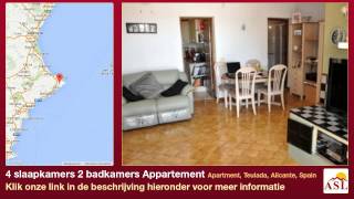 preview picture of video '4 slaapkamers 2 badkamers Appartement te Koop in Apartment, Teulada, Alicante, Spain'