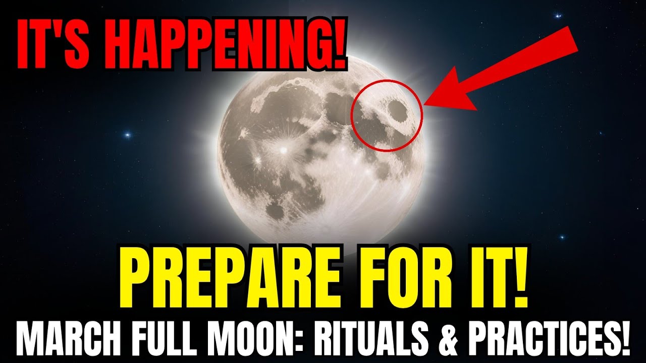 🚨 This MUST Reach You BEFORE Tomorrow! Urgent Moon Warnings For Full Moon Of March 2025!