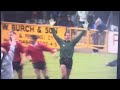 Goalkeeper Scott Barrett scores for Colchester United against Wycombe Wanderers -28th September 1991