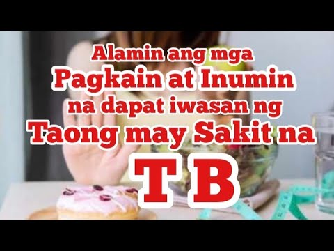 Mga pagkain at inumin na dapat iwasan ng taong may sakit na TB | Jamestology