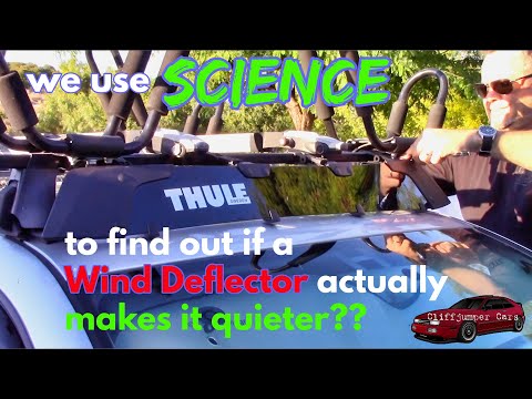 Does a Roof Rack Wind Deflector actually make it Quieter??  Before/After Adding Fairing Measurements