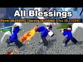 I Used Every Blessing Enchant In Roblox Blox Fruits