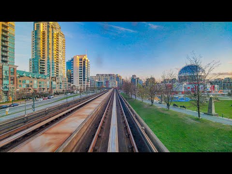 Vancouver Skytrain 4k: Expo Line [Waterfront - King George] (Full Ride in 2020)