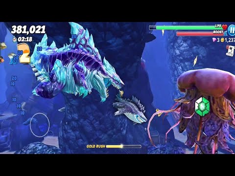 Hungry Shark World Shin Sharkjira Unlocked And Gameplay Android