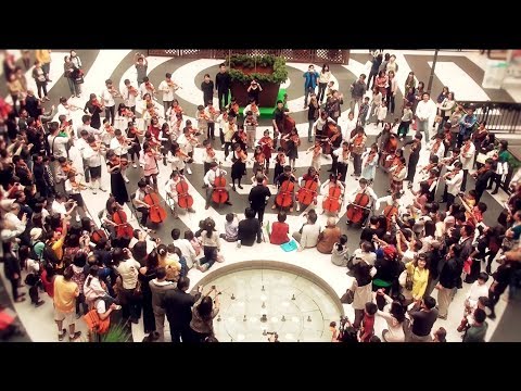 Flash Mob - Pachelbel's Canon (Canon in D) performed by 7-16 year old kids (HD) ????