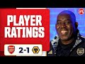 Ødegaard Is BACK!!! (Robbie Player Ratings) | Arsenal 2-1 Wolves