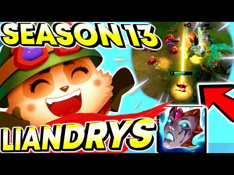 🔥😈TEEMO🔥😈 vs ILLAOI TOP - SEASON 13 LIANDRY TEEMO BUILD ➕ PTA  STRONG #teemo #leagueoflegends #351