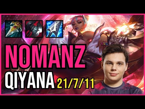 NOMANZ - QIYANA - EUW Grandmaster - Patch 11.6