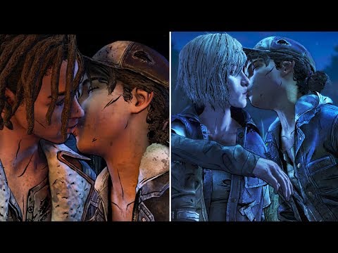 Kiss Louis vs Kiss Violet - All Choices - The Walking Dead The Final Season Episode 2