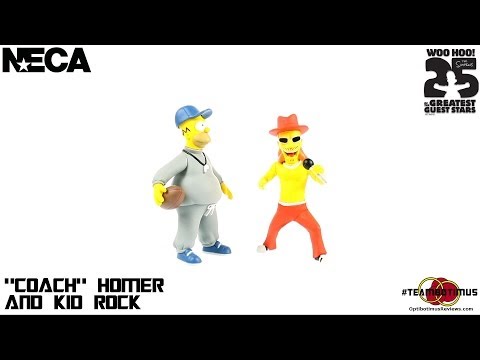 Video Review of the NECA The Simpsons: Homer and Kid Rock