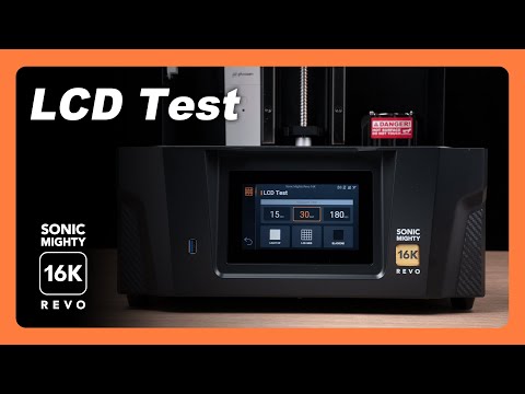 Sonic Mighty Revo 16K - LCD Test — Phrozen 3D Printer
