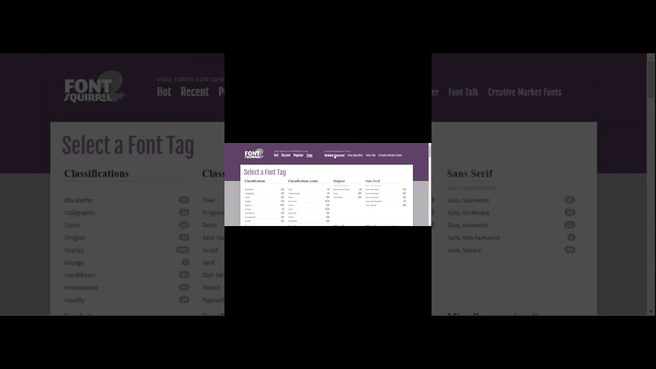 Discover Amazing Free Fonts with FontSquirrel!