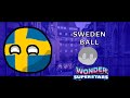 Wonder Superstars Official Moveset 23 Sweden Ball Polandball Countryballs