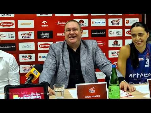 Konferencja po meczu Contimax MOSiR Bochnia - Artego Bydgoszcz 68:105 [02.11.2025]