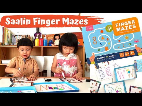 SAALIN FINGER MAZES MELATIH KESEIMBANGAN OTAK KANAN DAN KIRI REVIEW BY FULCO KIDS