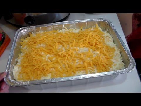 My Christmas Cheesy Hash-brown Casserole  "Make A