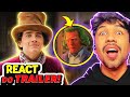 WONKA TRAILER REVELADO FINALMENTE BORA REAGIR