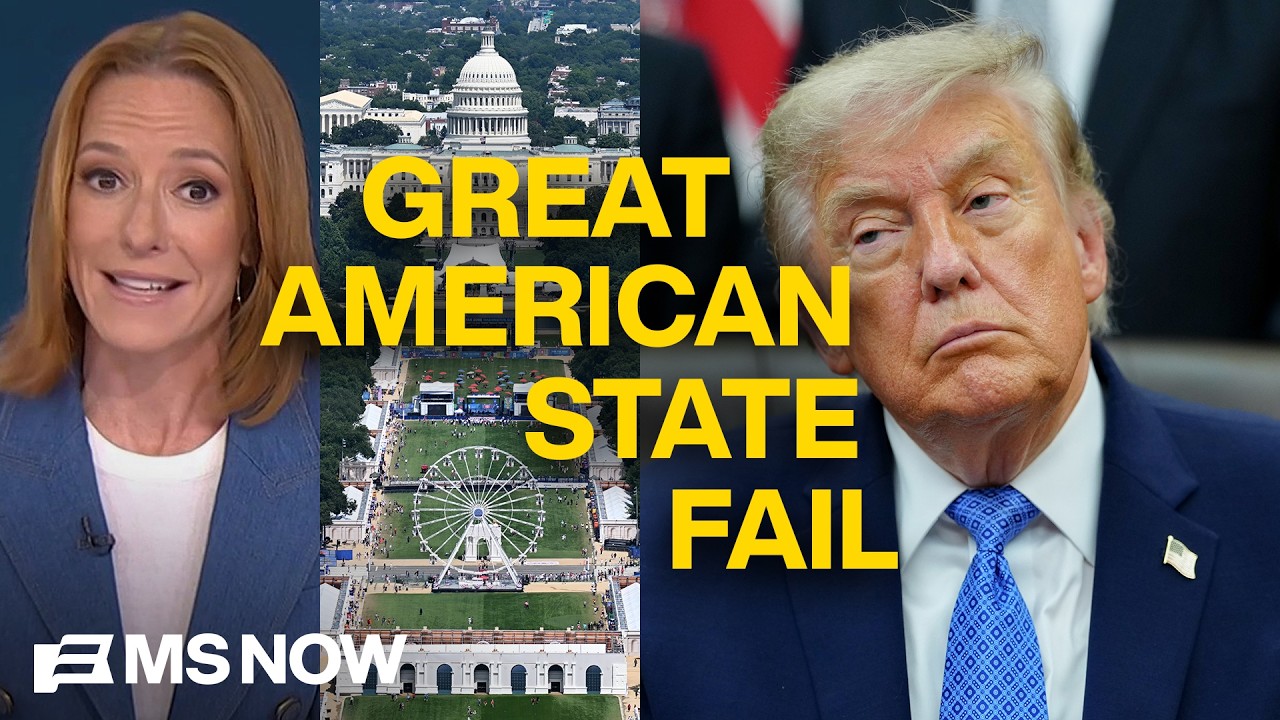 Video: Psaki criticizes Trump's 250th anniversary fair as sparse, corrupt spectacle