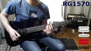 Video thumbnail for Ibanez RG1570 vs RG520 by Tomasz K