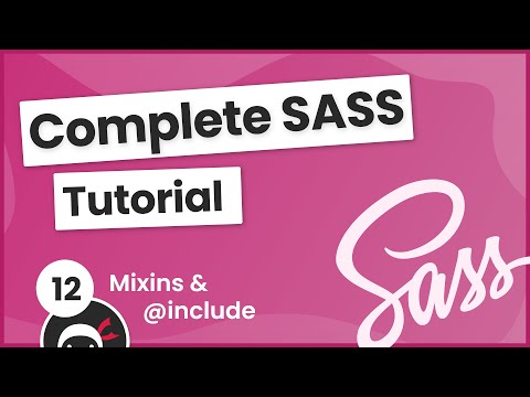 SASS Tutorial build your own CSS library 12 Mixins