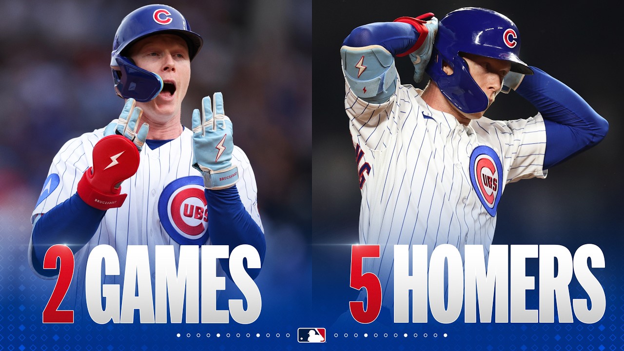 Pete Crow-Armstrong has crushed FIVE HRs in his two games! 🐻 (NL MVP season loading? 👀)